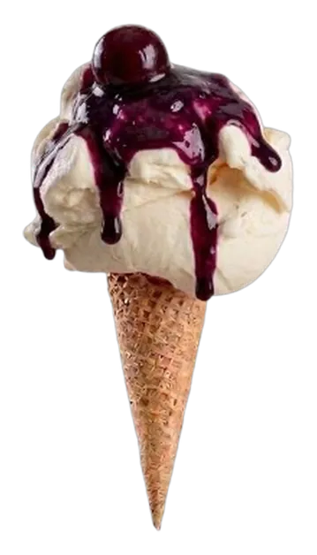 Gelato Iaurt si Cireșe Amare — The Cone