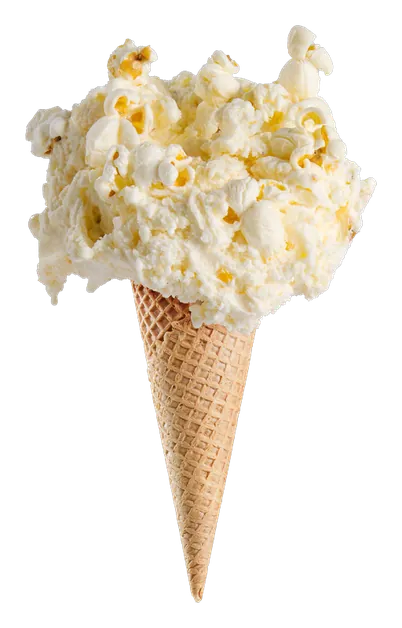 Gelato Popcorn — The Cone